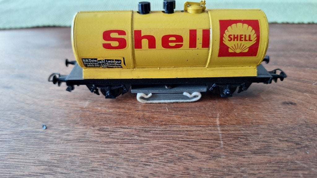 Liliput Shell poets ketelwagen, Hobby en Vrije tijd, Modeltreinen | H0, Gebruikt, Gelijkstroom, Wagon, Ophalen of Verzenden