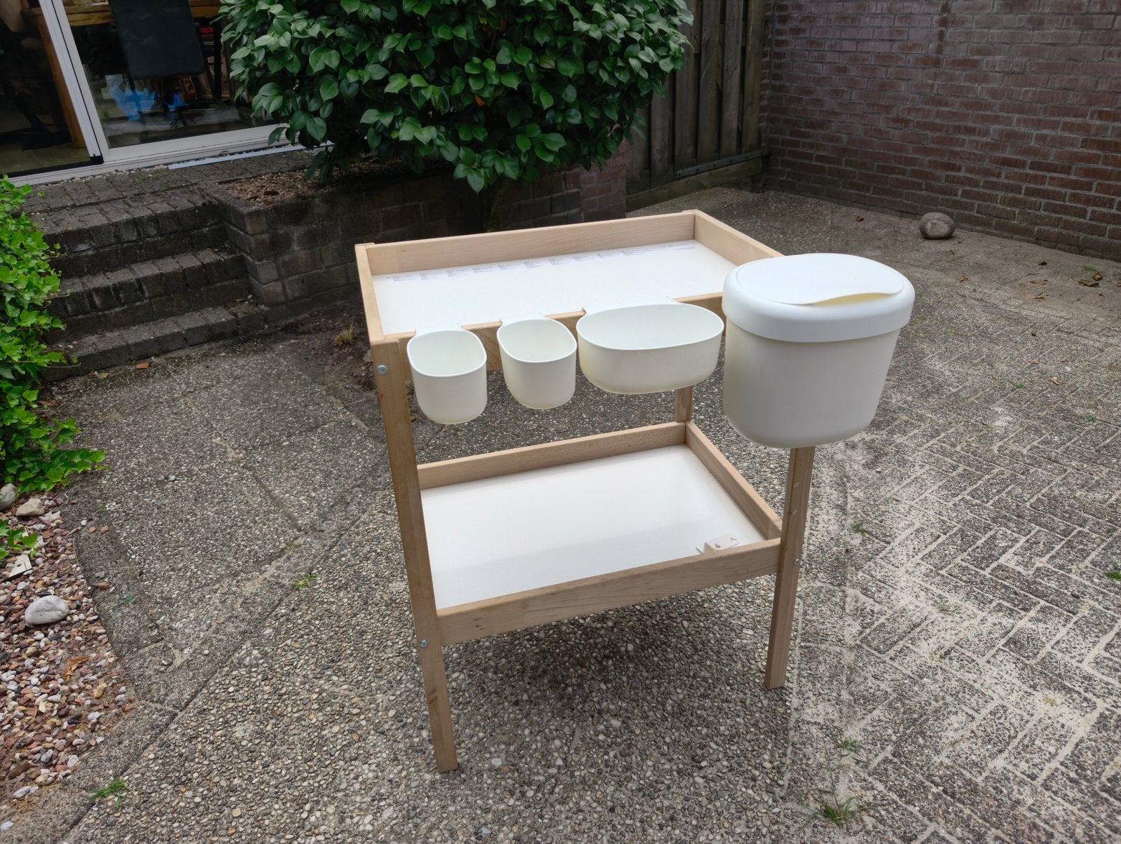 Verschoontafel Ikea met bakjes, Gebruikt, Overige typen, Standaard, Ophalen