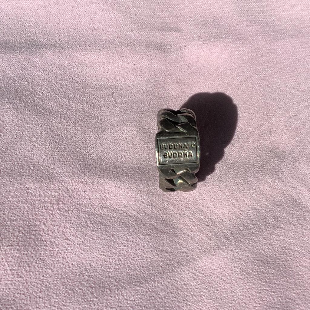 Ring BUDDHA TO BUDDHA  M17, Ophalen of Verzenden, Gebruikt, Zilver, Dame of Heer