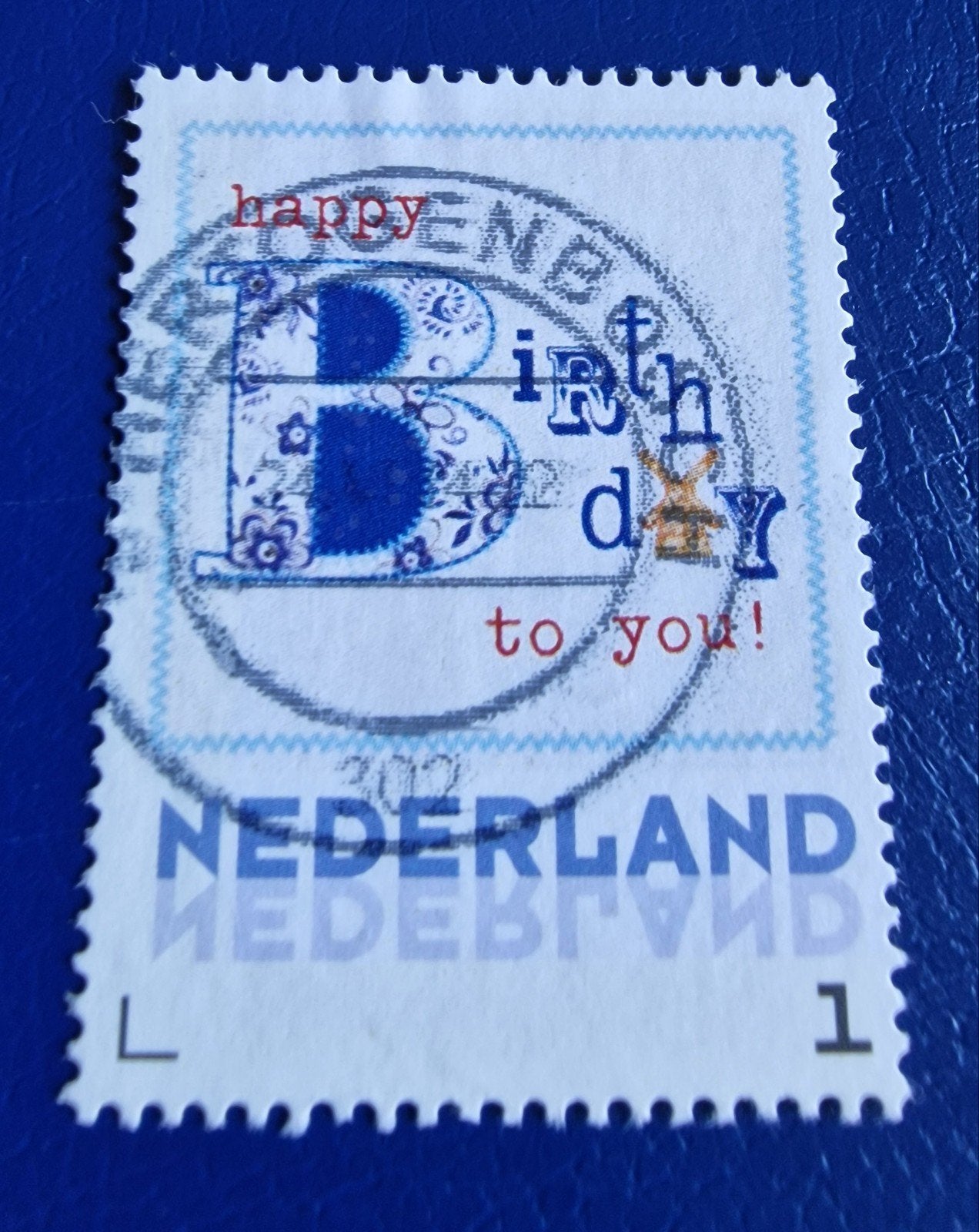kv1285 Hallmark Postzegel "Happy Birthday to you!" Gestempel, Ophalen of Verzenden, Na 1940, Gestempeld