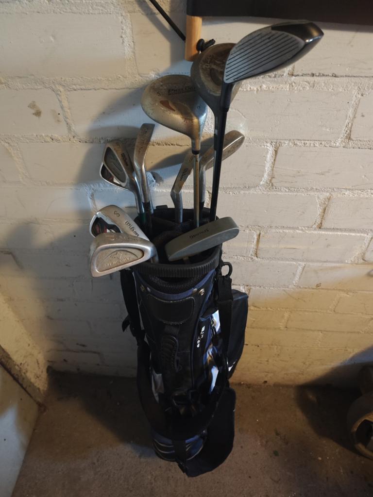 Complete golfset met tas, Ophalen, Gebruikt, Set, Overige merken