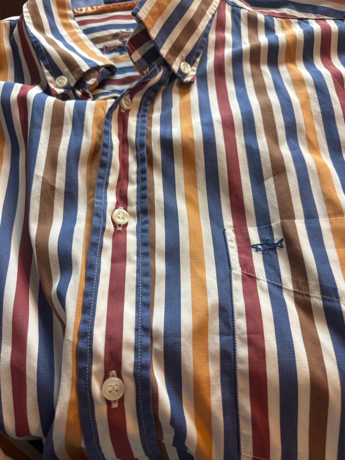 Paul & Shark Yachting gestreept overhemd - Halswijdte 43/44, Ophalen of Verzenden, Zo goed als nieuw, Meerkleurig, Halswijdte 43/44 (XL)