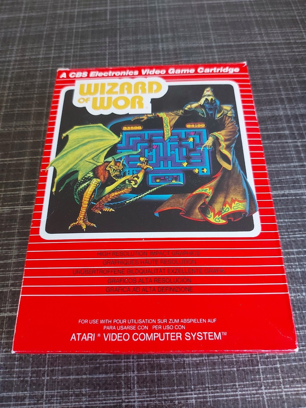 Wizard of Wor - Atari Video Computer System (PAL), Spelcomputers en Games, Avontuur en Actie, Gebruikt, 1 speler, Ophalen of Verzenden