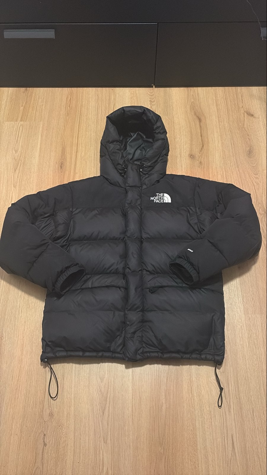 The North Face Himalayan Puffer Jas Zwart - Maat L, Ophalen of Verzenden, Zo goed als nieuw, Maat 52/54 (L), Zwart