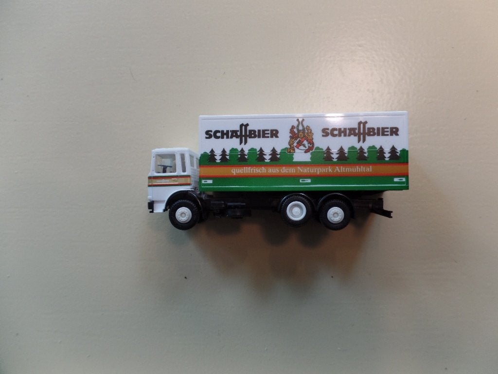 MAN vrachtwagen Schaff bier Herpa, Hobby en Vrije tijd, Verzenden, Gebruikt, Bus of Vrachtwagen, Herpa