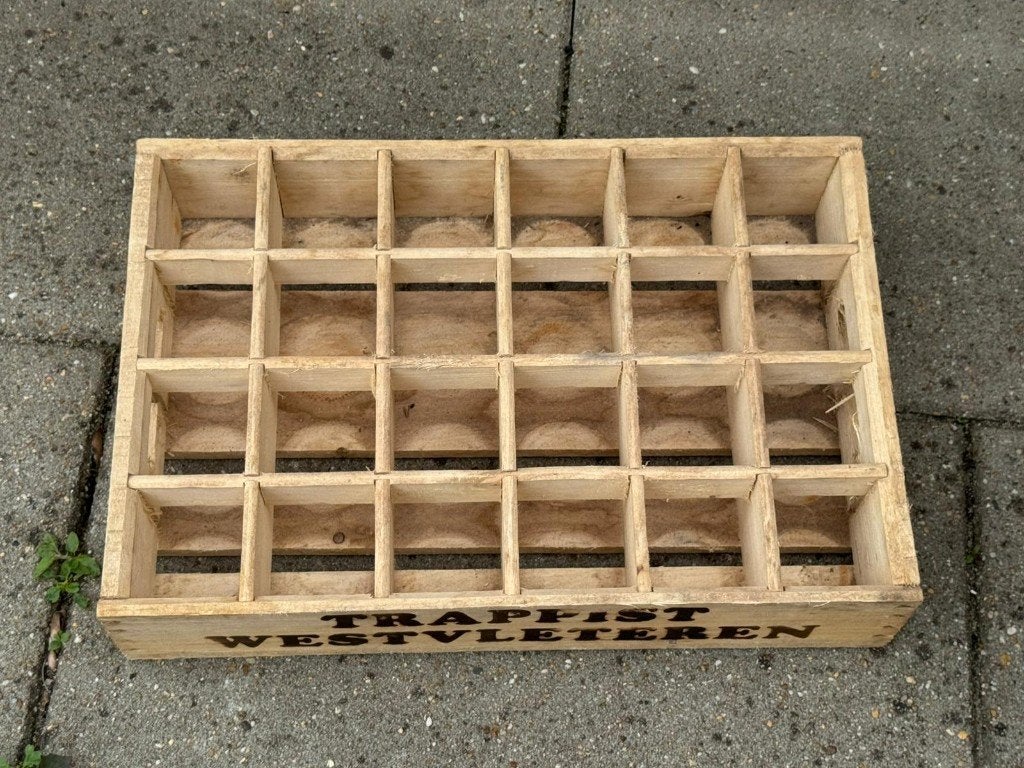 Houten Westvleteren krat voor de Liefhebber!, Verzamelen, Biermerken, Ophalen, Nieuw, Overige typen, Overige merken