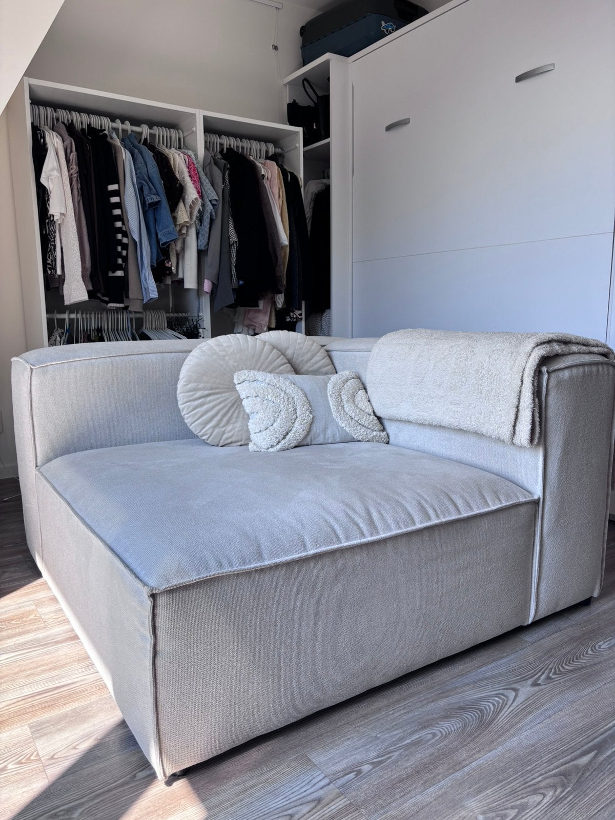 Nous living chaise longue links Igor, Ophalen, Gebruikt, Eenpersoons, 125 tot 150 cm