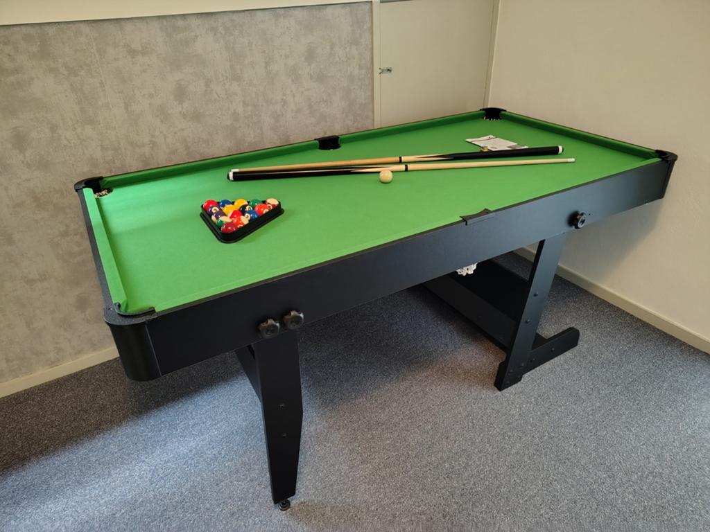 Opklapbare Pooltafel Cougar Hustle XL - Z.G.A.N., Ophalen, Zo goed als nieuw, Pooltafel