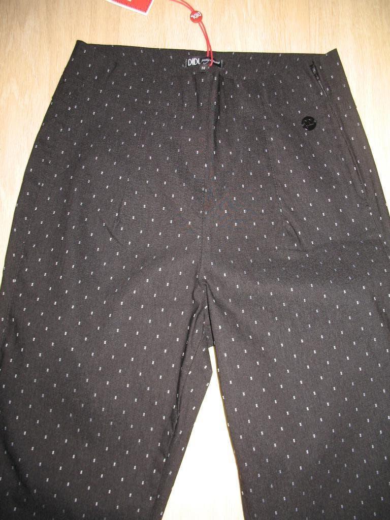Didi Stretch Broek Begaline Dot Zwart Wit Mt. 36/38, Maat 38/40 (M), Zwart, Didi, Ophalen of Verzenden