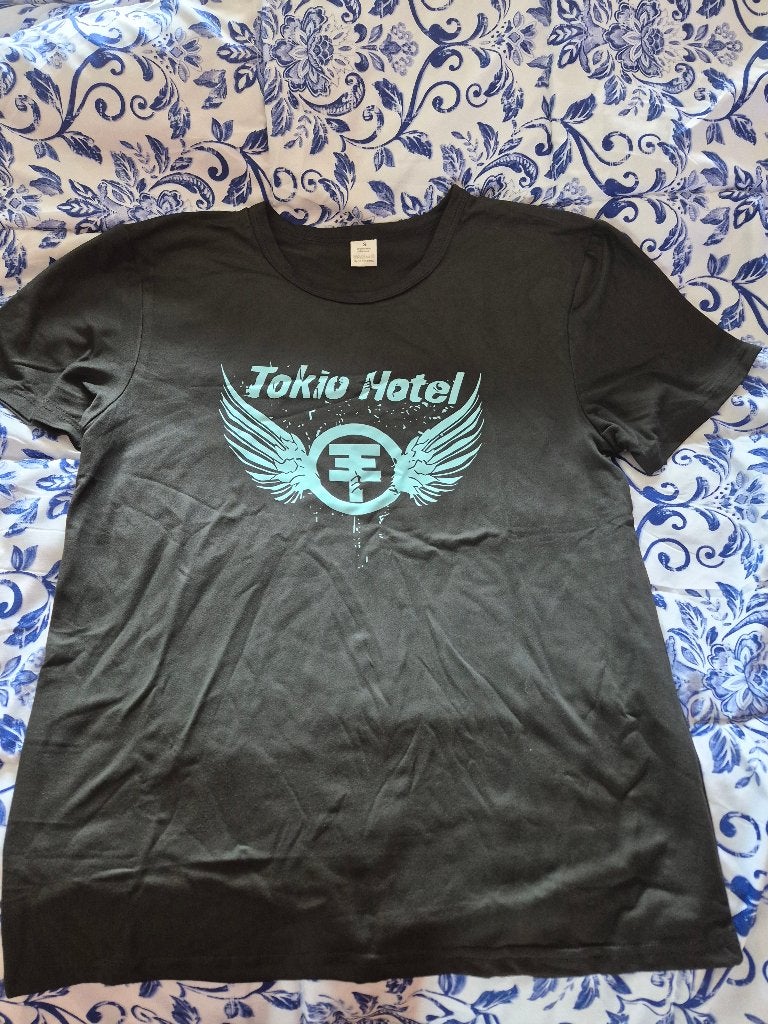 Tokio Hotel T-Shirt Zwart / Marinegroen, Wenniesshop, Verzenden, Nieuw, Kleding