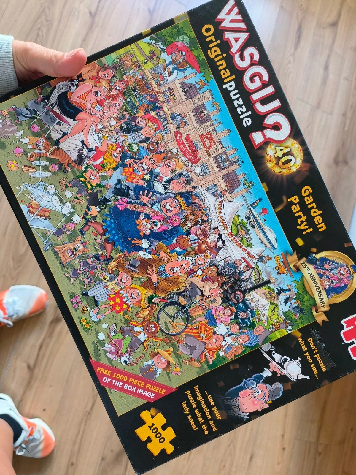 Wasgij Original 40: Garden Party! 2x 1000 stukjes puzzel, Een of twee spelers, Ophalen of Verzenden, Gebruikt, Jumbo