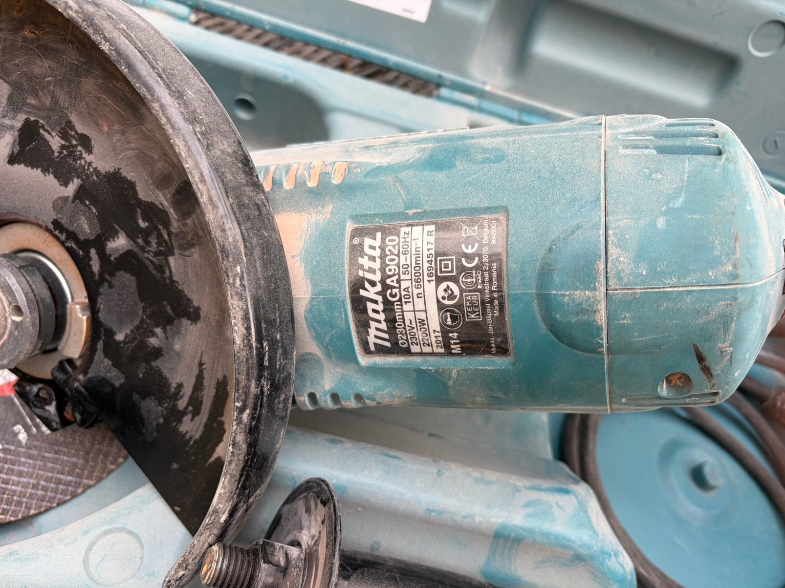 Makita haakse slijper en DeWalt tafelzaag, Doe-het-zelf en Verbouw, Gebruikt, 70 mm of meer, Overige typen, Ophalen of Verzenden
