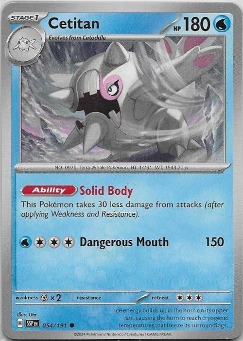 Surging Sparks,  Cetitan [common] 54/191, Verzenden, Nieuw, Losse kaart