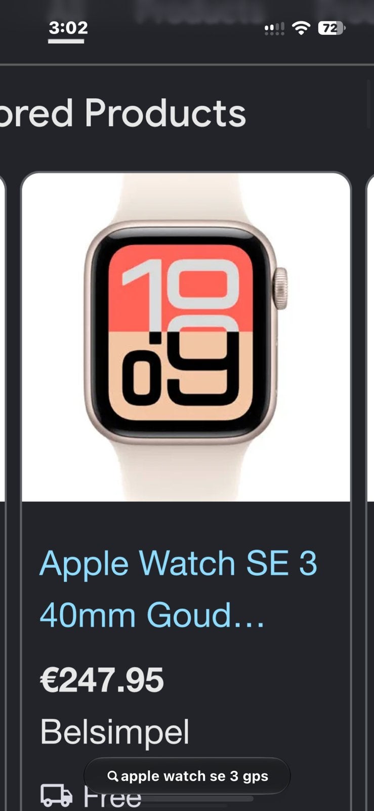 Foto 9 van Nieuwe apple watch SE3 zgan