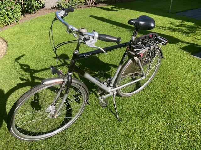 herenfiets, Gebruikt, Velgrem, 56 cm of meer, Ophalen