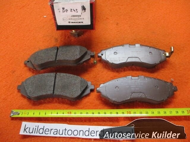 Remblokken voorzijde Chevrolet Daewoo Nubira Tacuma Nipparts, -, -, Nieuw, Ophalen of Verzenden