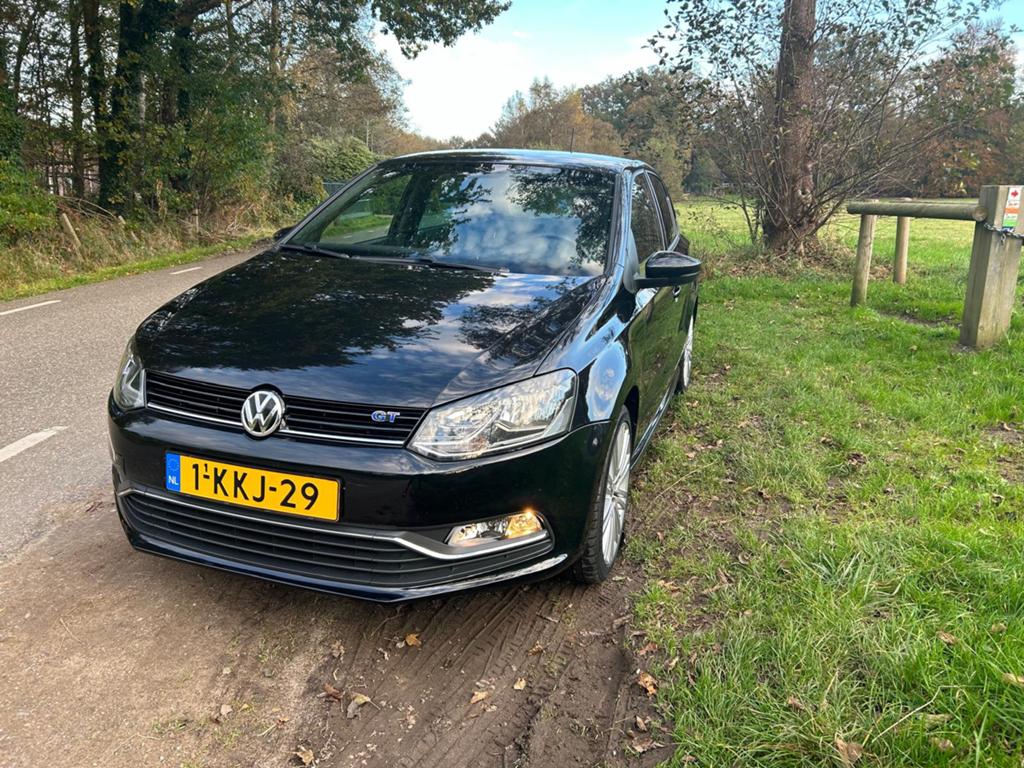 Volkswagen Polo blue GT 1.4 TSI 103KW 2013 Zwart, Voorwielaandrijving, 1112 kg, 4 cilinders, Origineel Nederlands