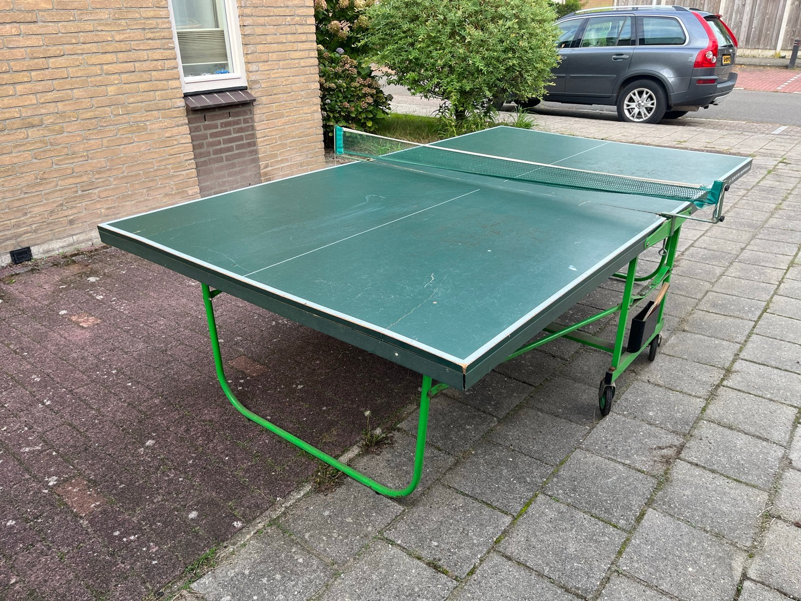 GRATIS af te halen! Sven Mobilo Tafeltennistafel. Inklapbaar, Ophalen, Gebruikt, Tafel Outdoor, Inklapbaar