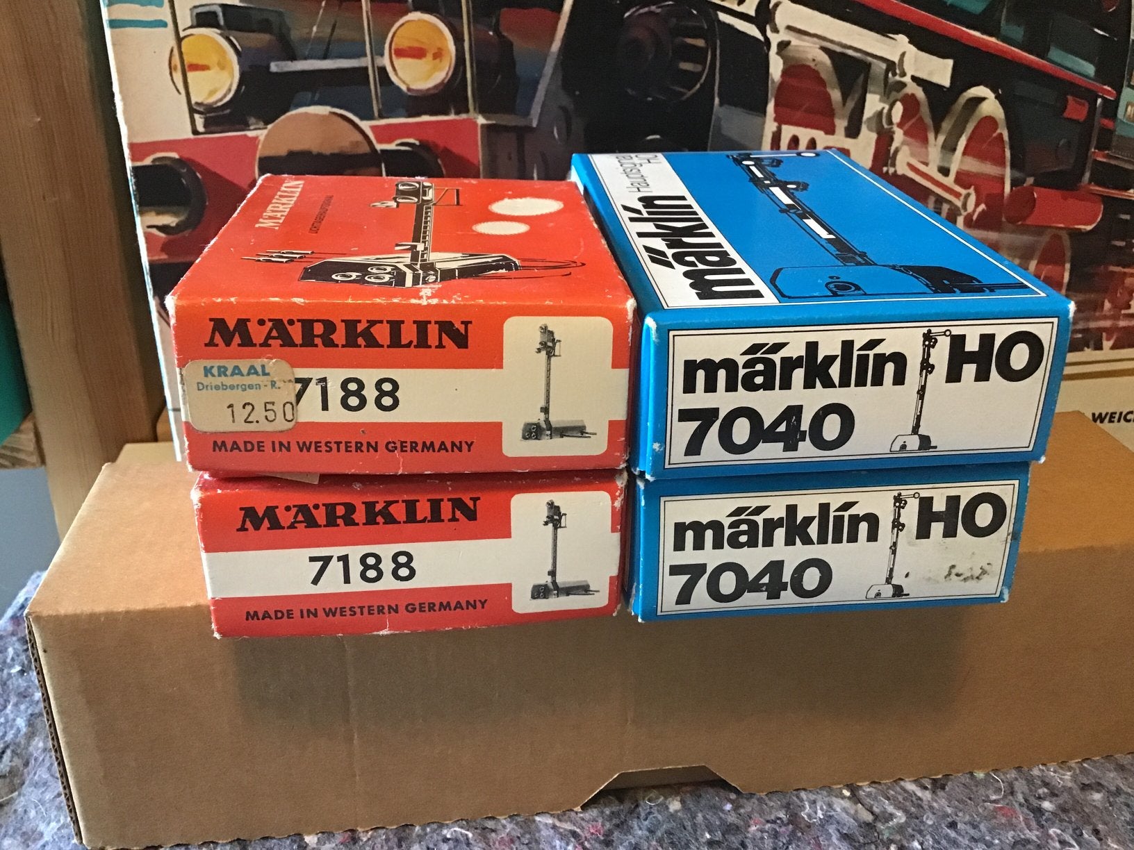 Marklin seinen voor Mrail 7040. 7040 7188 7188 ovp, Wisselstroom, Gebruikt, Wagon, Ophalen of Verzenden