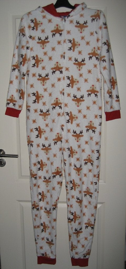 Leuke rendier onesie 38/M., Ophalen of Verzenden, Zo goed als nieuw, Maat 38/40 (M), Overige kleuren