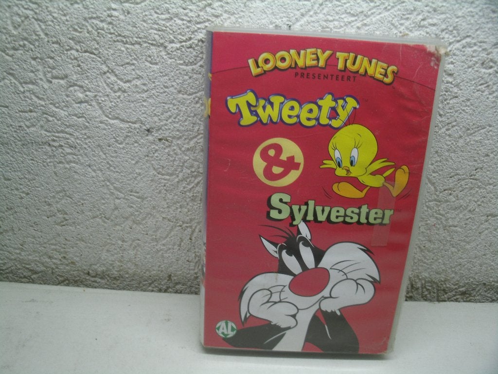 vhs 109a looney tunes tweety sylvester, Cd's en Dvd's, Alle leeftijden, Ophalen of Verzenden, Zo goed als nieuw