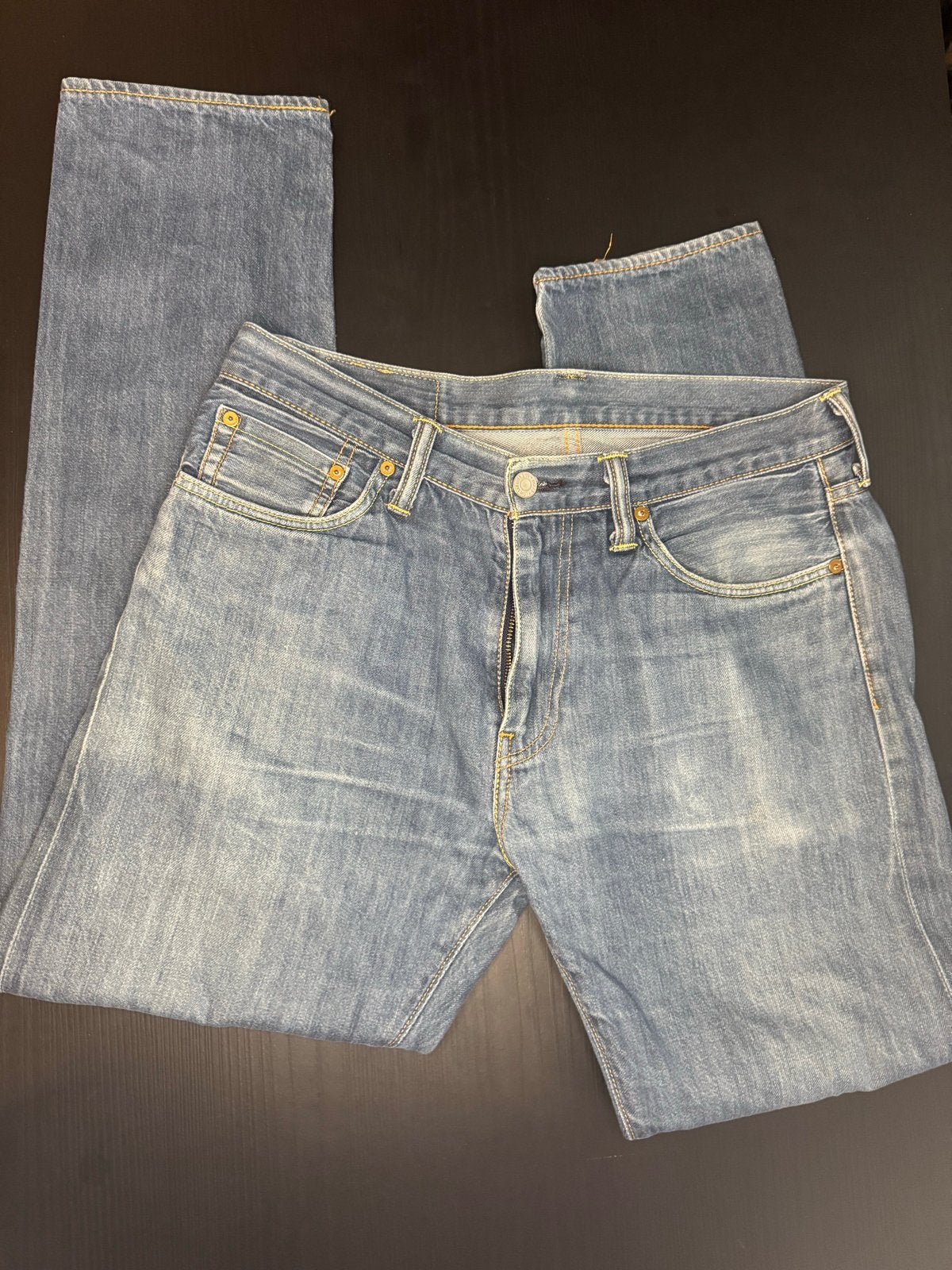 Levi's 508 Regular Taper Jeans W33 L32, Ophalen of Verzenden, Gedragen, Blauw, W33 - W34 (confectie 48/50)