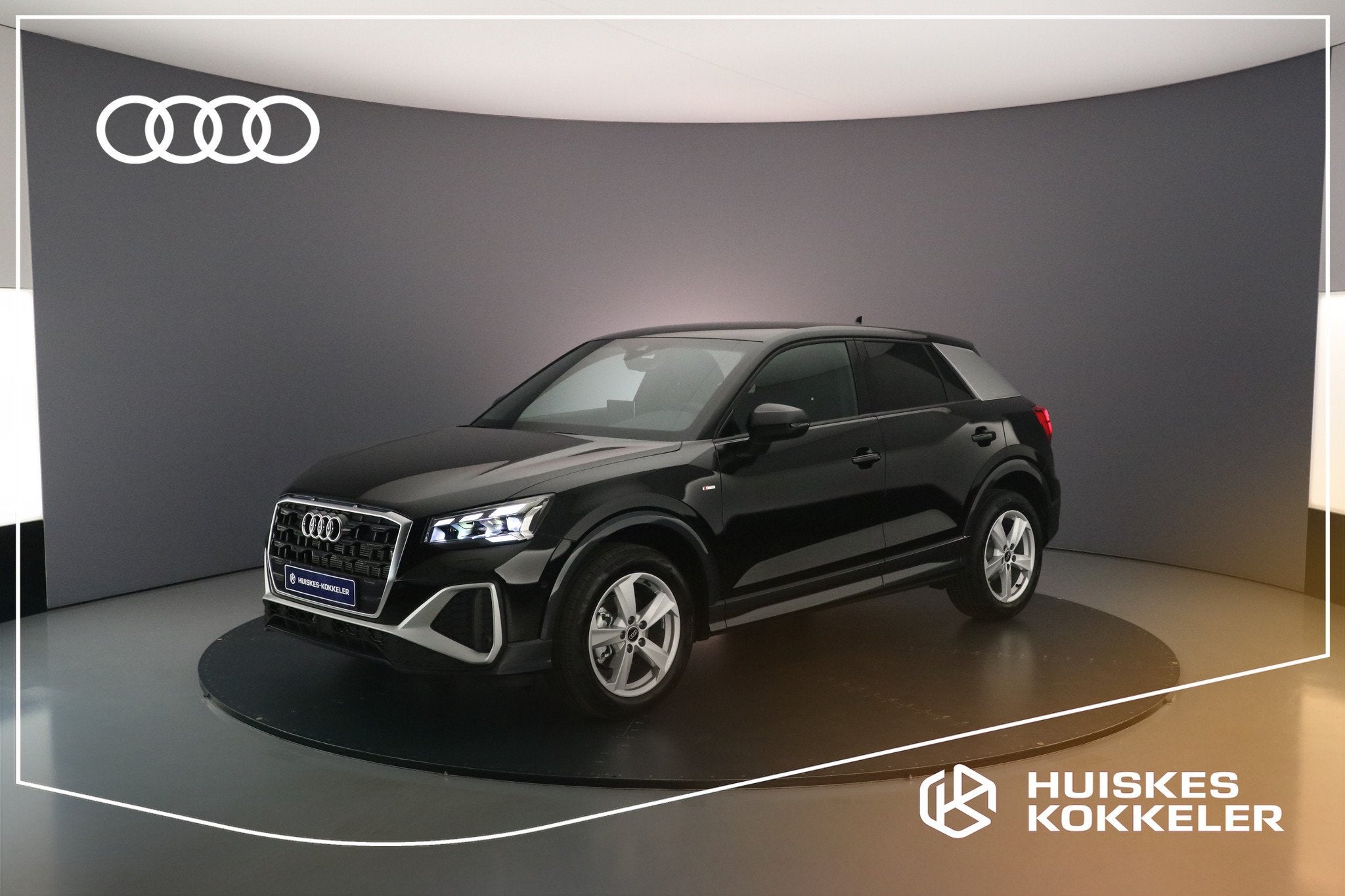 Audi Q2, Q2, 4 cilinders, 150 pk, Zwart