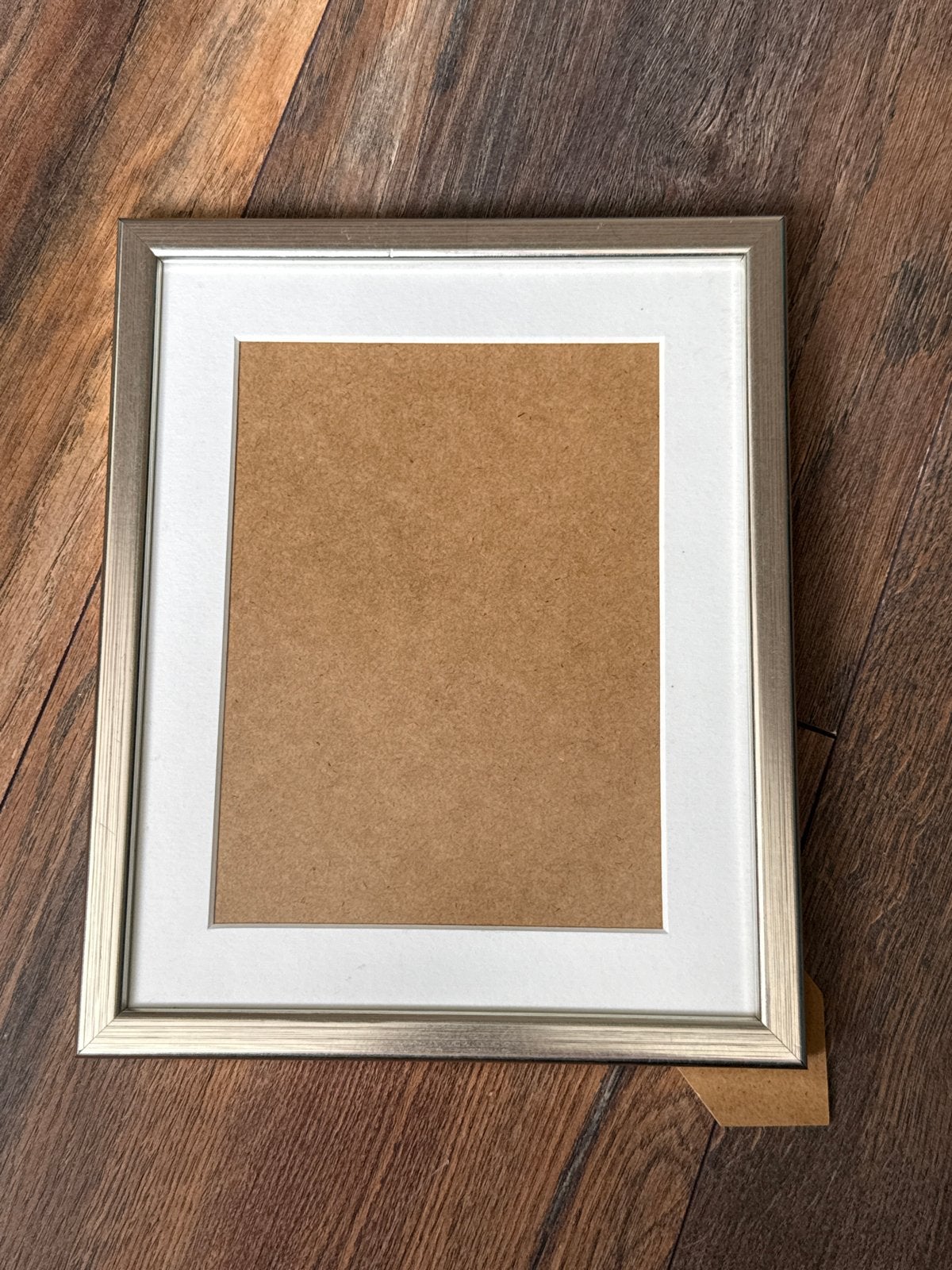Goudkleurige fotolijst met passe-partout 20x25 cm, Gebruikt, Ophalen of Verzenden, Fotolijst, Goud