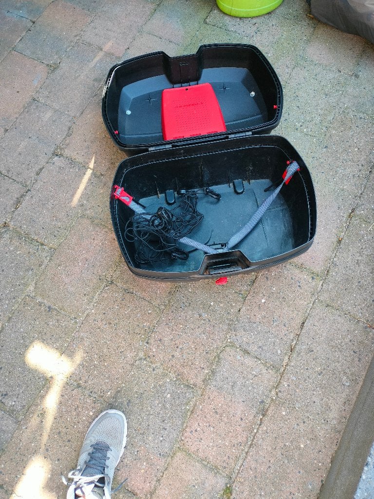 Top koffer, Motoren, Ophalen, Gebruikt