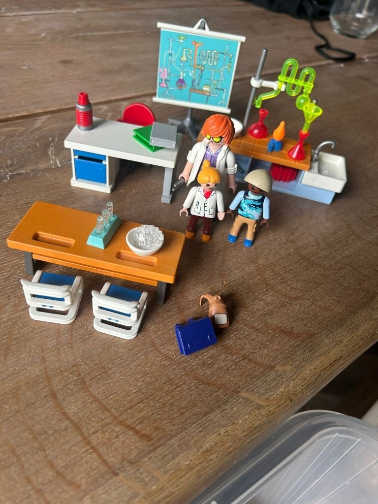 Playmobil City life school, Ophalen, Gebruikt, Gebouw, Complete set