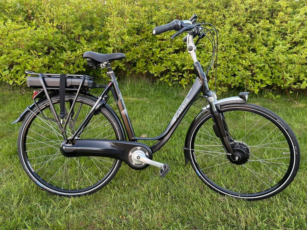 Elektrische fiets Gazelle Panasonic motor Weinig km gefietst, Ophalen of Verzenden, Zo goed als nieuw, 50 km per accu of meer