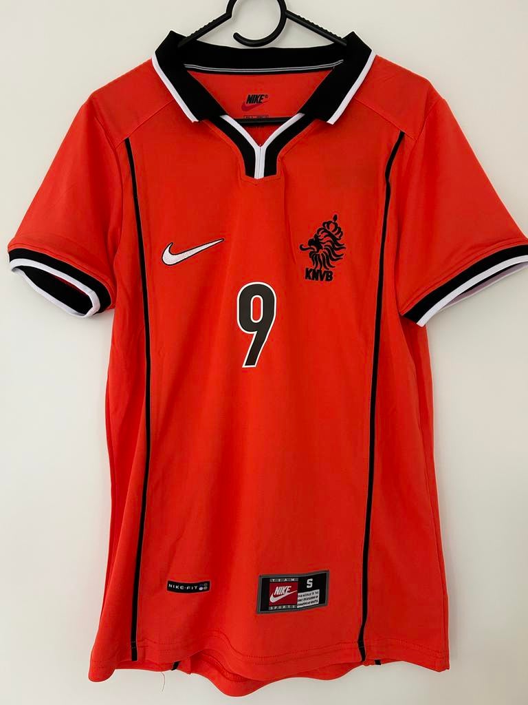 Nederlands Elftal Shirt Kluivert 9 - Maat S (1998), Sport en Fitness, Voetbal, Maat S, Ophalen of Verzenden, Zo goed als nieuw