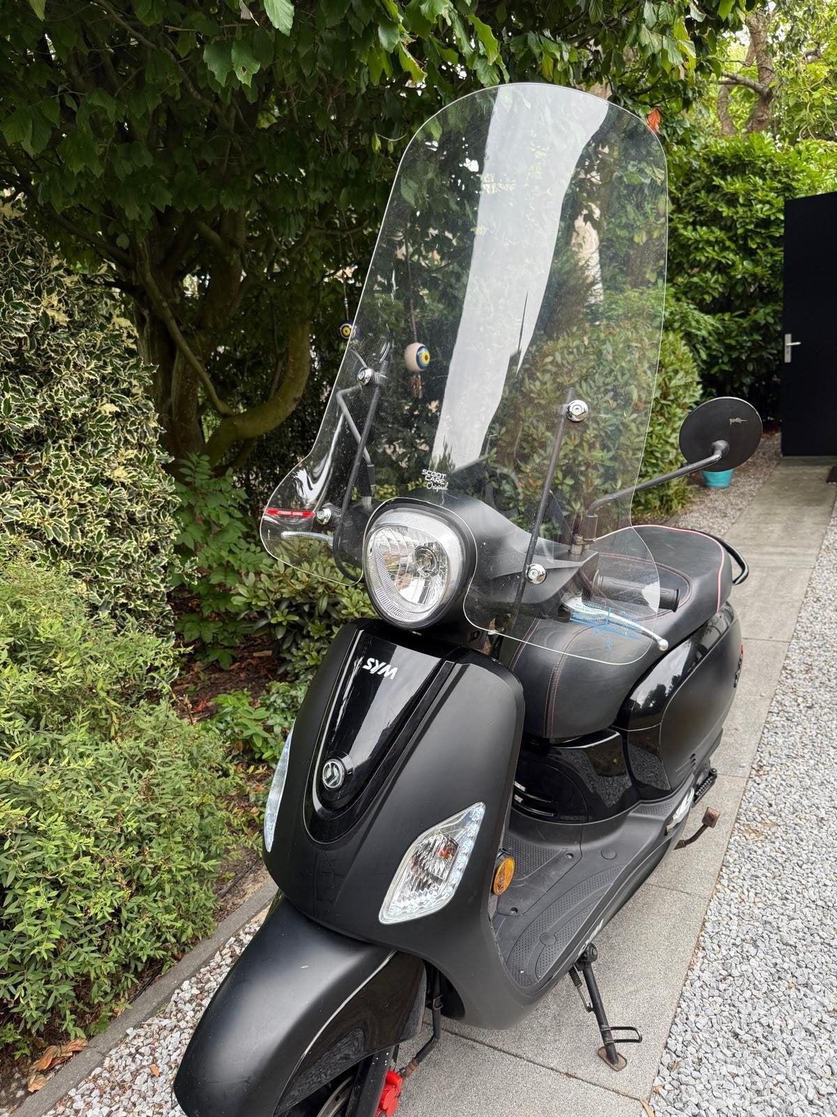 Sym Fiddle 3 Scooter - Zwart, Goed Onderhouden, Gebruikt, Maximaal 45 km/u, Ophalen of Verzenden, Benzine