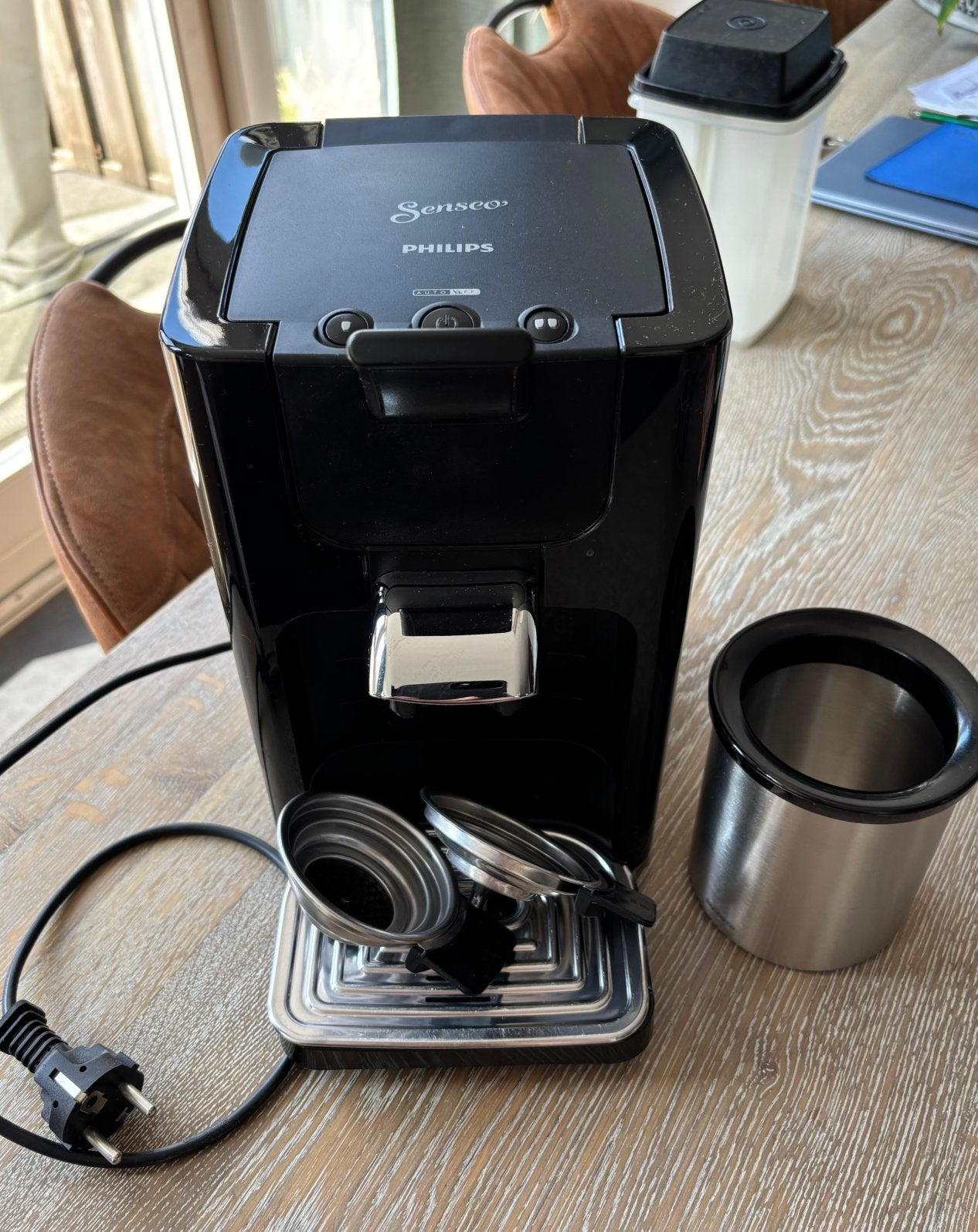 Senseo Quadrante zwart koffiepad apparaat van Philips, Witgoed en Apparatuur, Gebruikt, Koffiemachine, Ophalen of Verzenden, 4 tot 10 kopjes