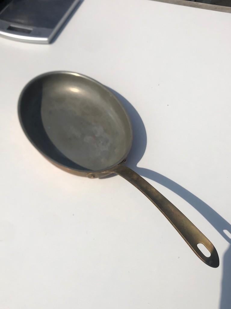 Tagus Chef koperen vispan, Ophalen of Verzenden, Gebruikt, Overige materialen, Koekenpan of Braadpan
