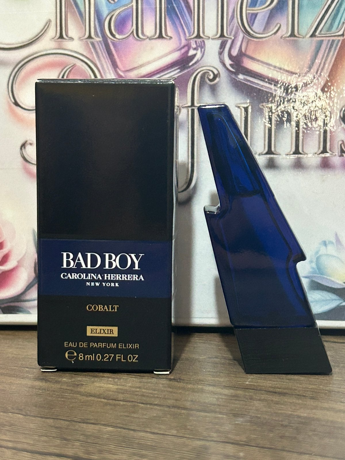 Carolina Herrera - bad boy cobalt elixir miniatuur 8ml edp, Ophalen of Verzenden, Nieuw