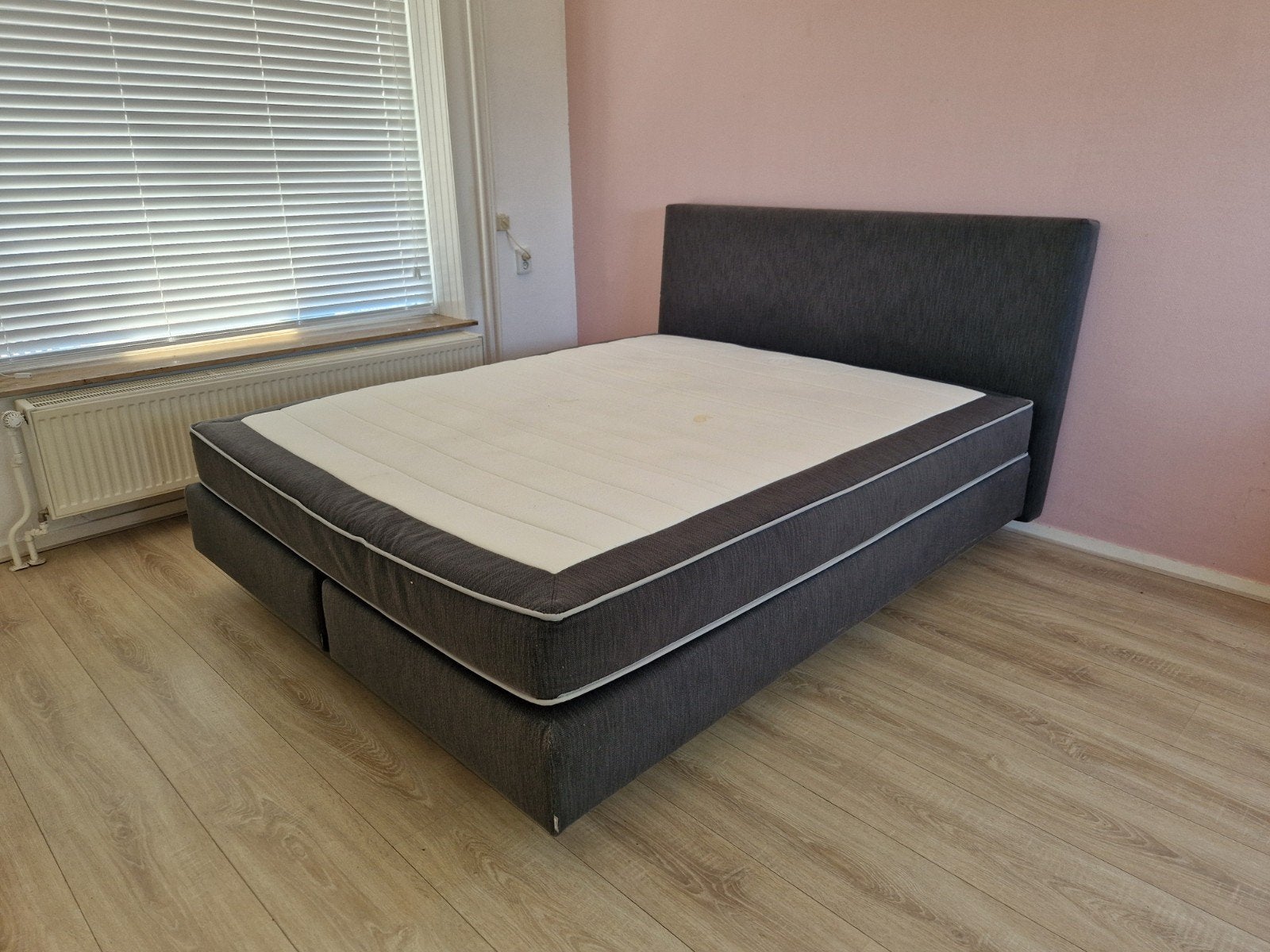 Auping bed 180x220 - Gebruikt, topper aan vervanging toe, Ophalen, Gebruikt, Tweepersoons, 180 cm