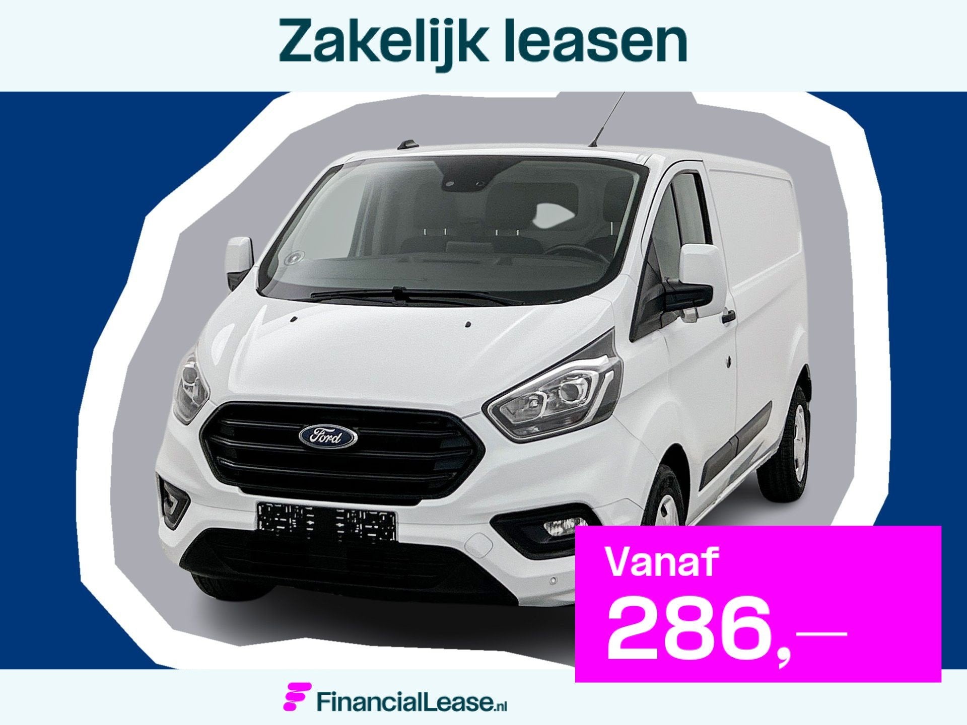 Ford Transit Custom 300 2.0 TDCI L2H1 Navigatie Automaat Syn, Stof, Zwart, 4 cilinders, Met garantie (alle)