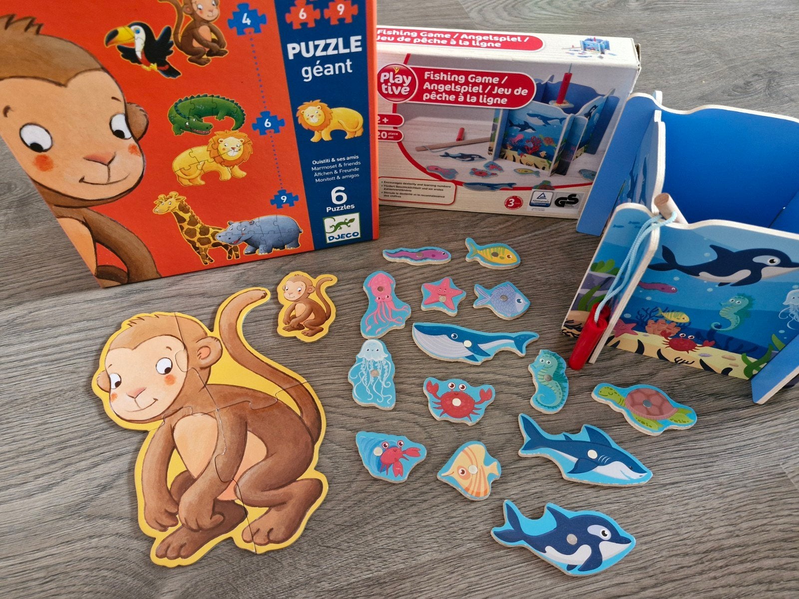Puzzle en spel kind 2 jaar, Hobby en Vrije tijd, Ophalen