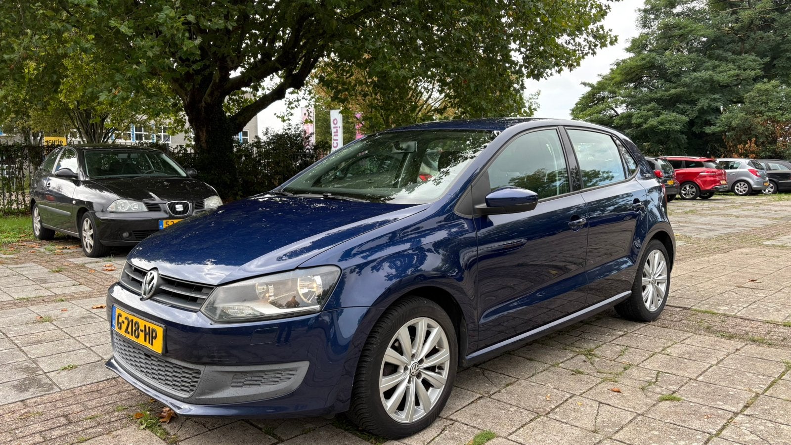 Volkswagen Polo 1.2 5Deurs Team Edition Sport, Auto's, Voorwielaandrijving, 967 kg, 40 €/maand, Blauw