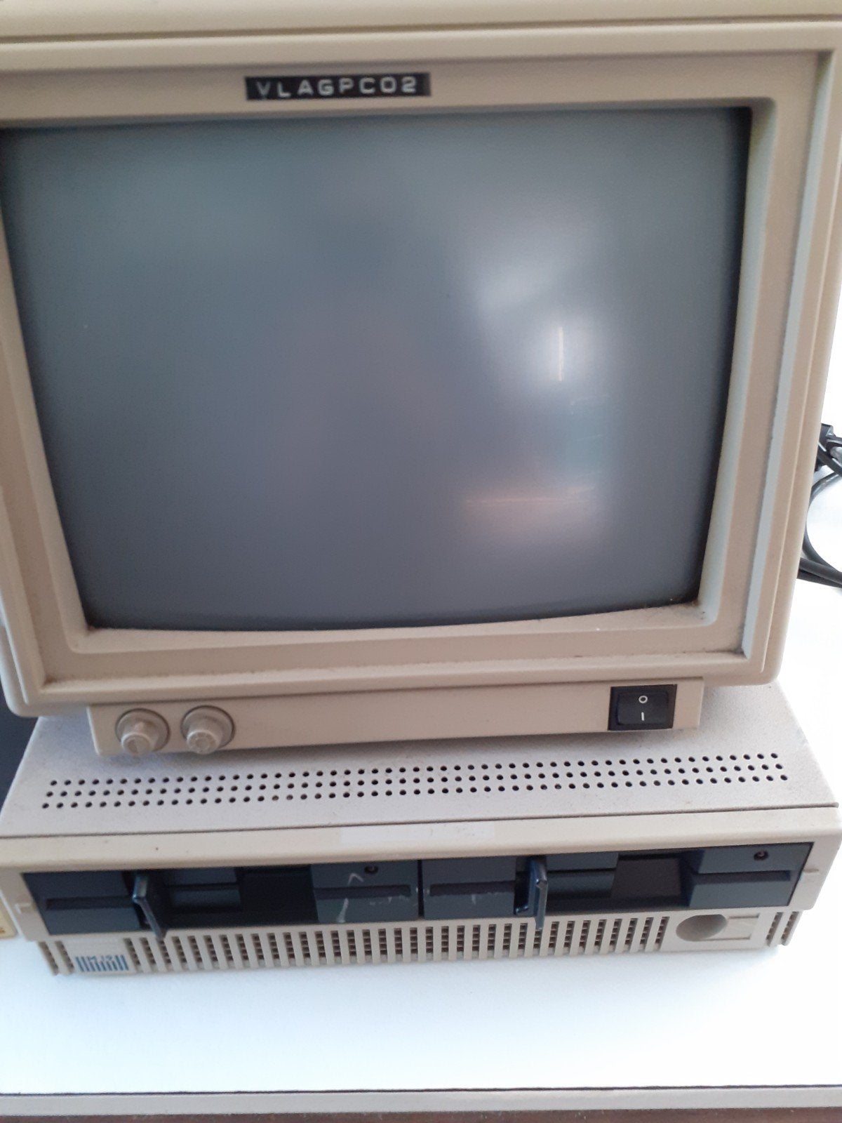 Vintage Olivetti M19/DSM 1912 PC met monitor, Computers en Software, Ophalen, Olivetti