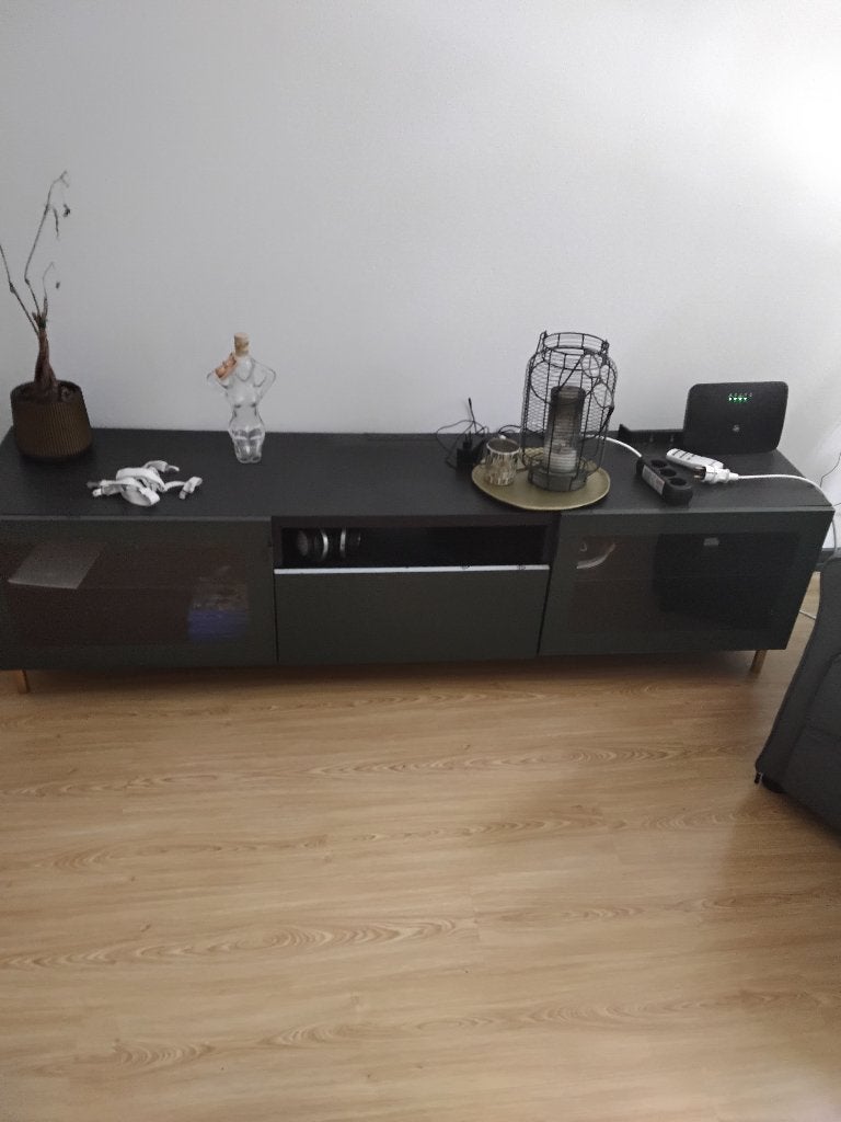 Tv meubel, Ophalen, 150 tot 200 cm, Zo goed als nieuw, Minder dan 100 cm