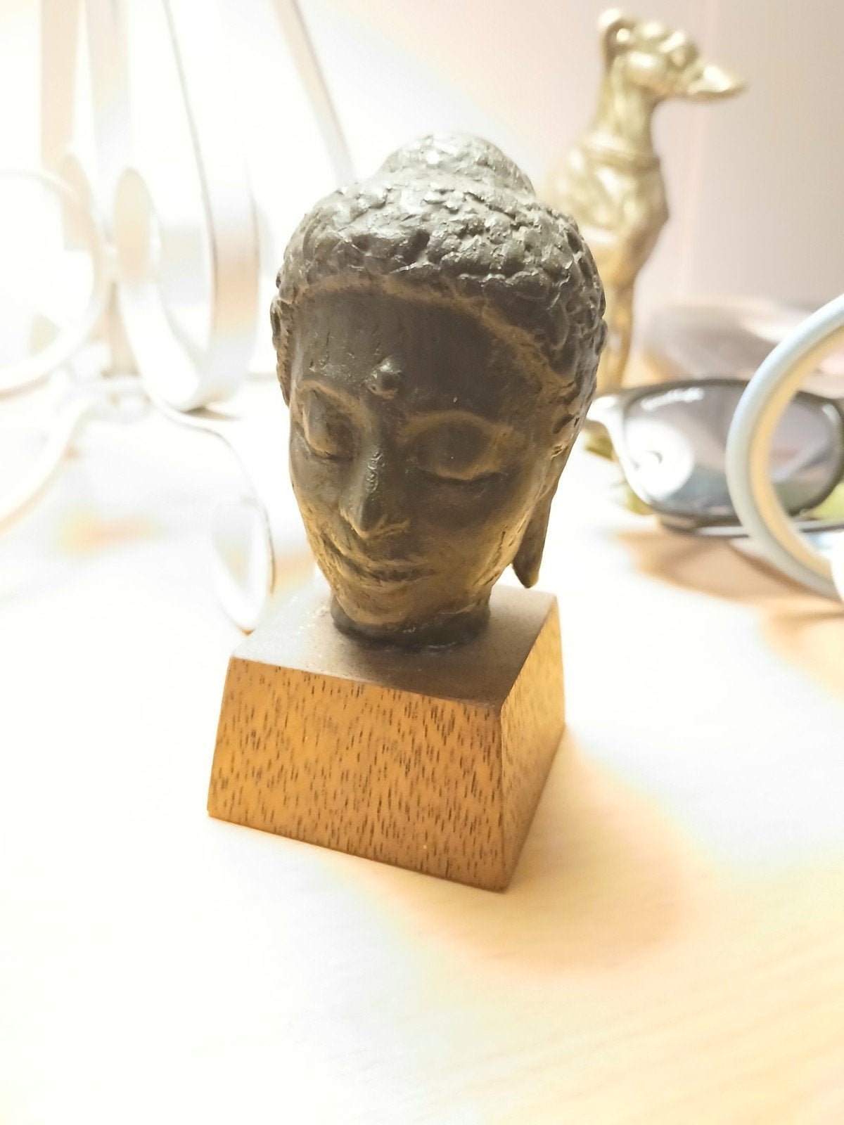 Boeddha  brons antiek, Ophalen of Verzenden, Gebruikt