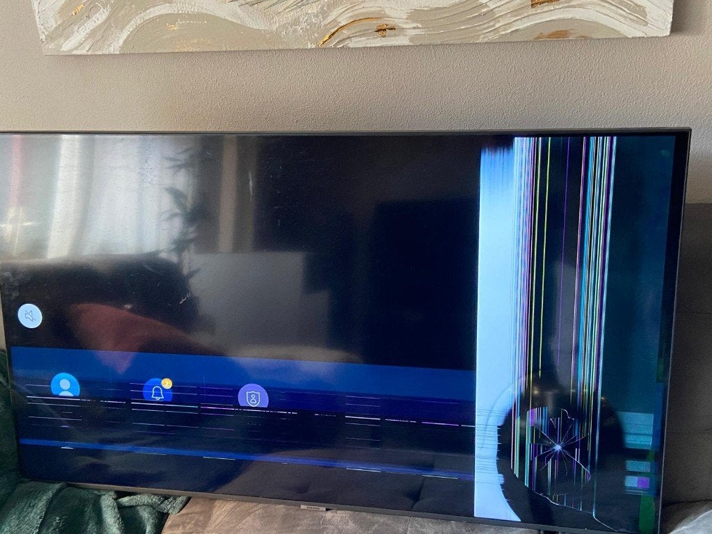 Samsung Smart TV 50 inch defect voor onderdelen of reparatie, LED, 50 Hz, Ophalen of Verzenden, Samsung