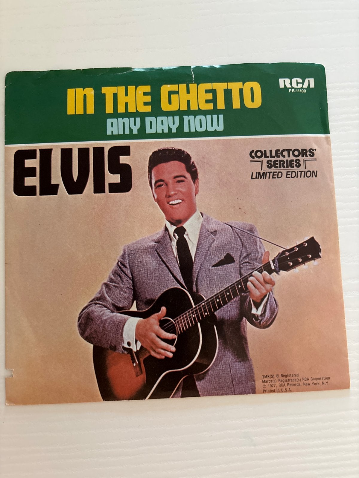 Elvis Presley - In The Ghetto / Any Day Now (Mono 45), Ophalen of Verzenden, Zo goed als nieuw, Cd of Plaat