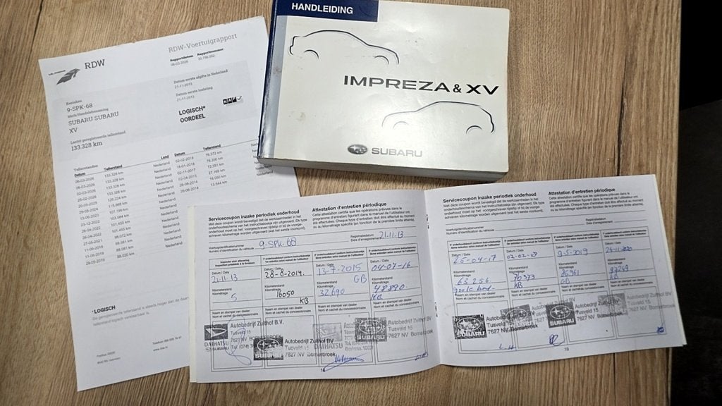 Subaru XV 2.0i Luxury Plus AWD Trekhaak (bj 2013, automaat), Auto's, Zwart, 4 cilinders, Xenon verlichting, Origineel Nederlands
