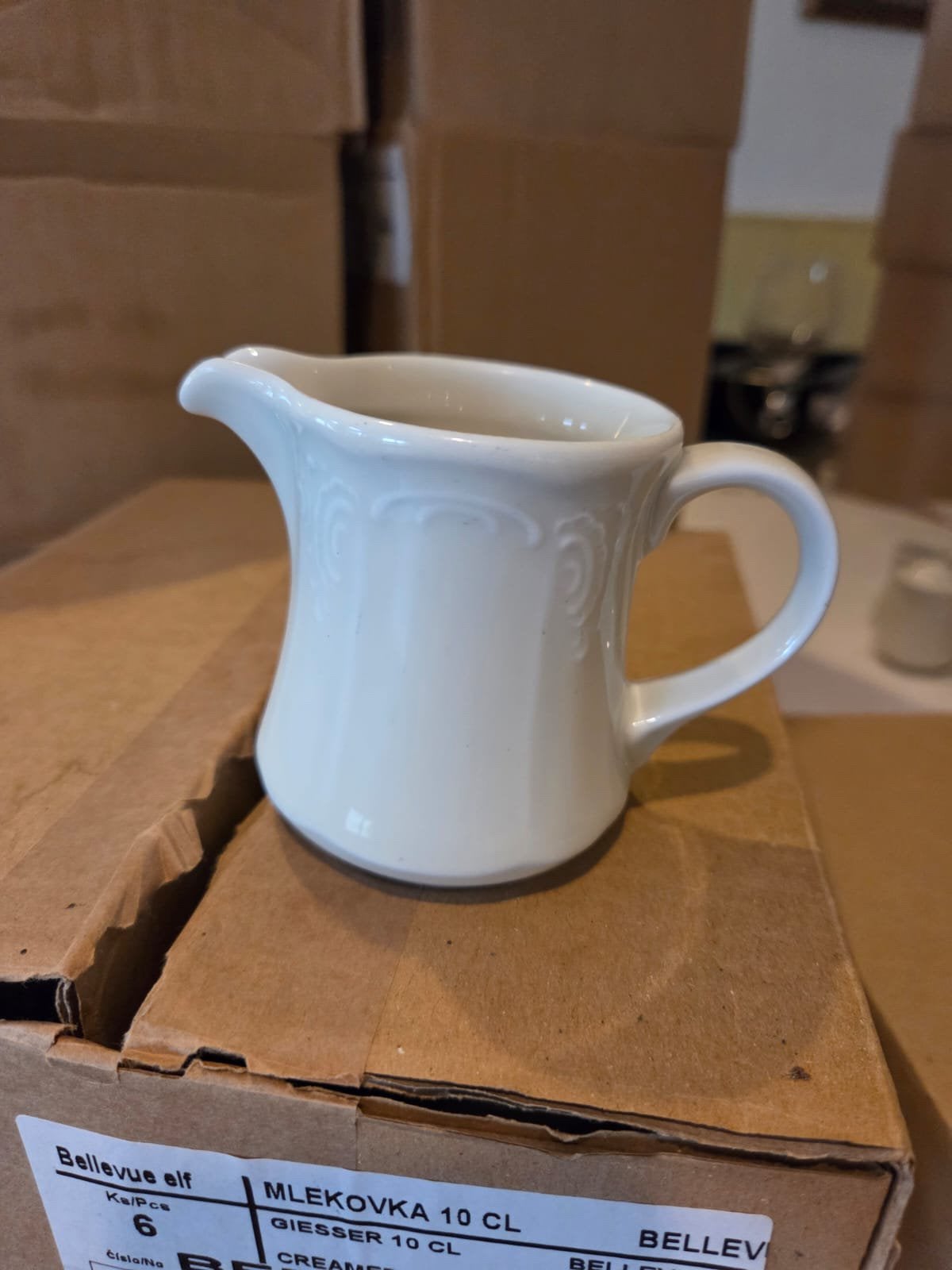 Lilien Bellevue horeca servies – 21 Melkkannetjes 10 cl, Ophalen, Overige typen, Zo goed als nieuw, Overige stijlen