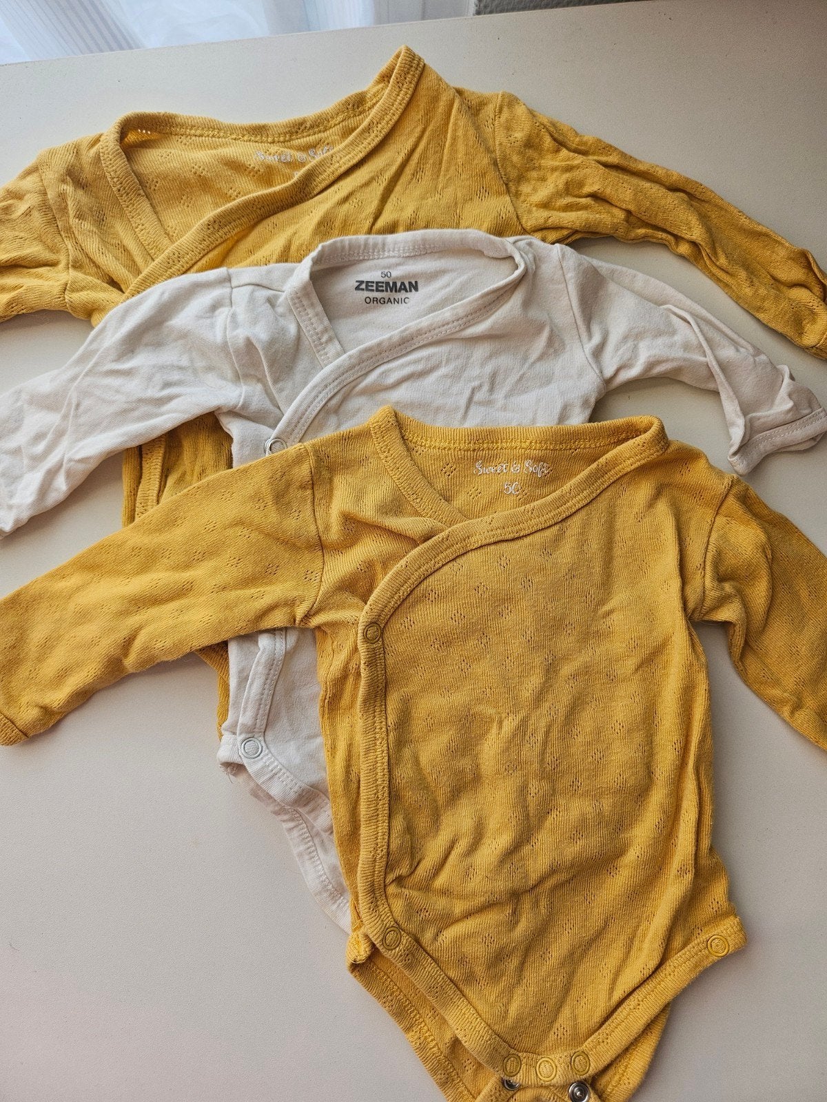 15 rompers, maten 50, 56, 62, lange en korte mouwen, Ophalen of Verzenden, Gebruikt, Diverse, Jongetje of Meisje