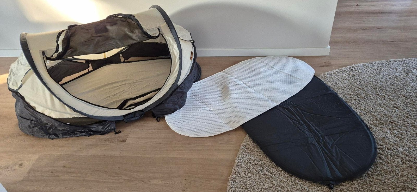 Deryan Peuter Luxe Reisbedje - Ideaal voor onderweg, Ophalen, Zo goed als nieuw, Reisbedje