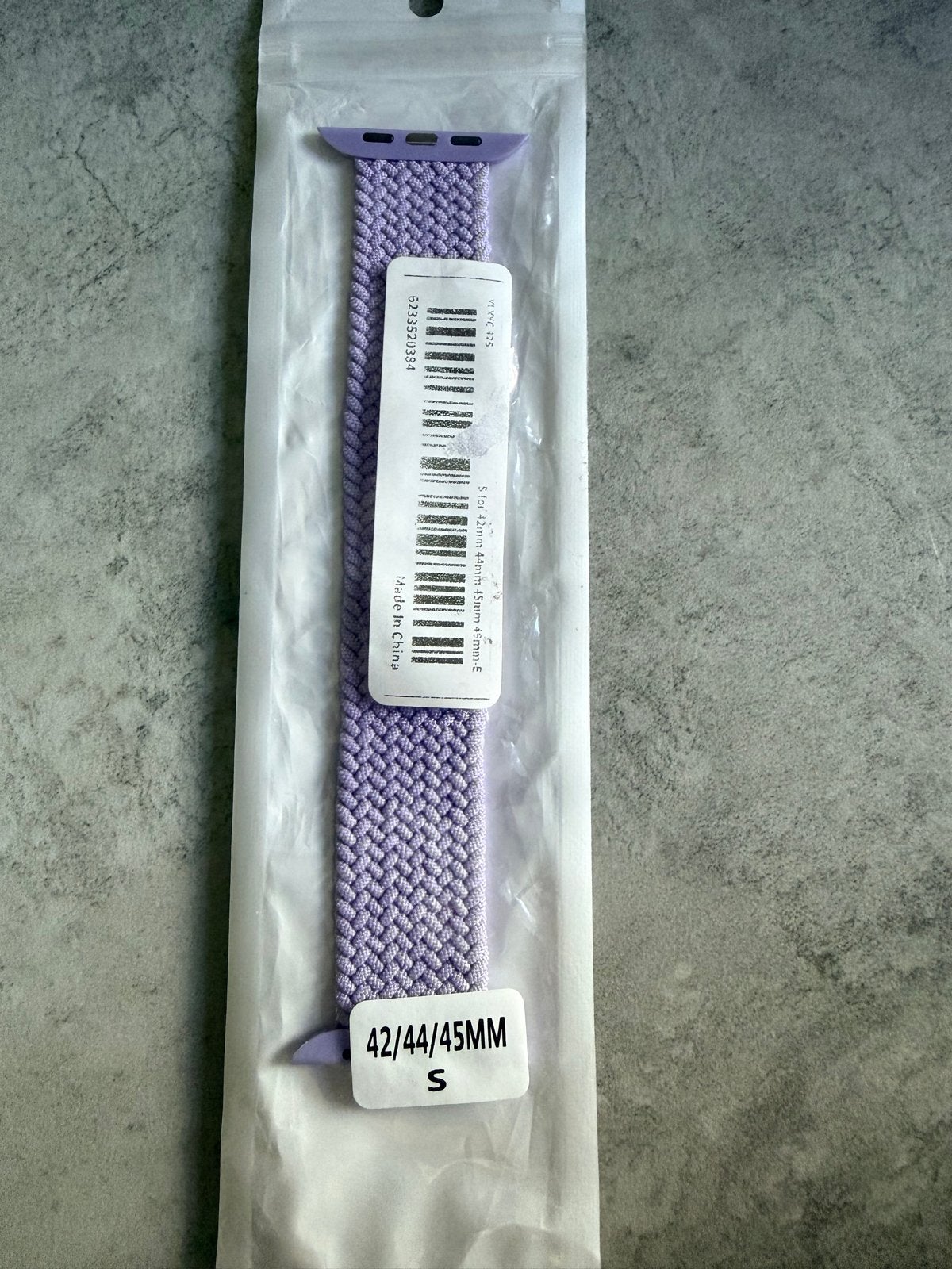 Apple Watch elastisch bandje - Maat 42/44/45mm, Ophalen of Verzenden, Nieuw, Paars